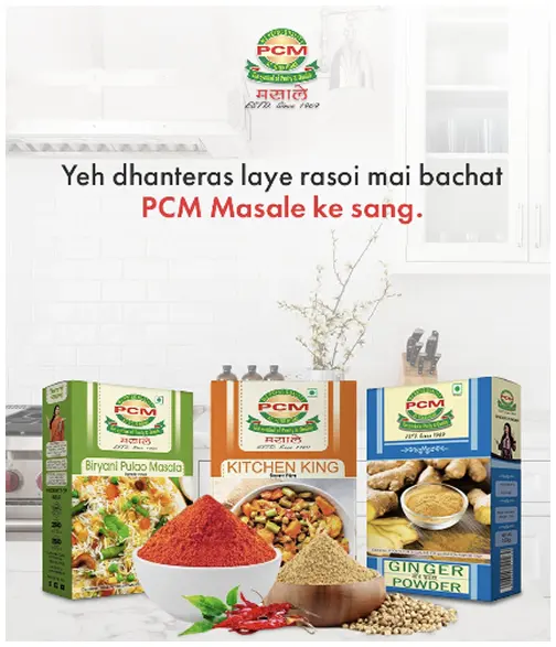 PCM Masale social media post 2