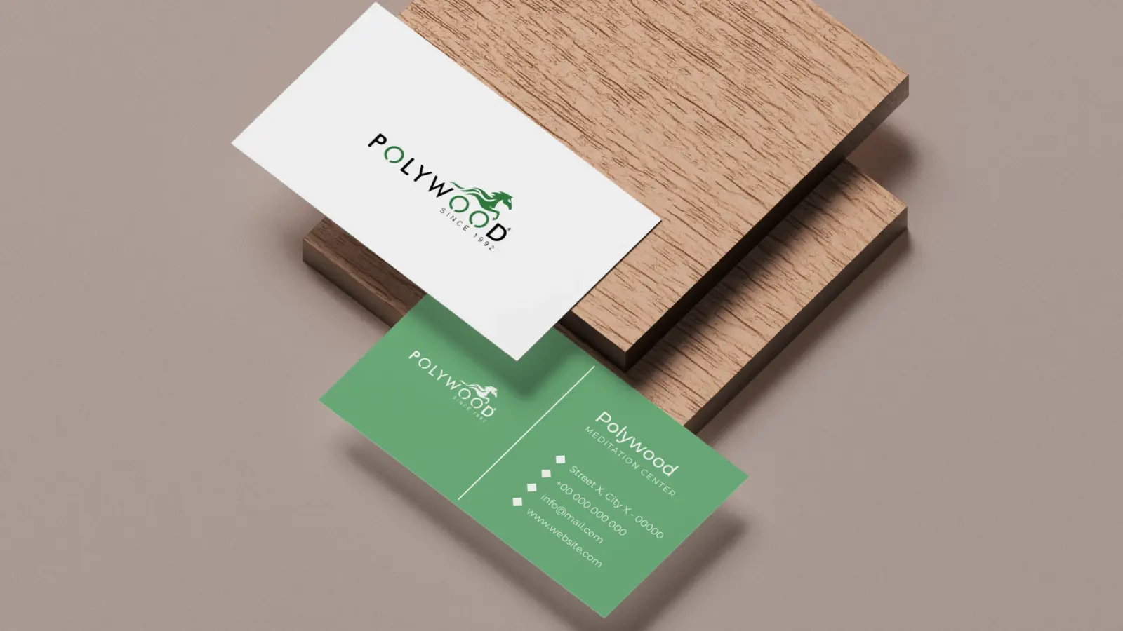 Dhabriya Polywood brand identity design 2