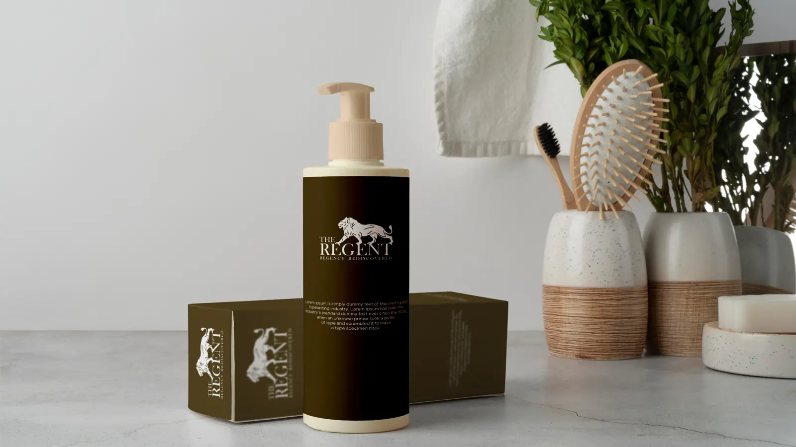 The Regent brand identity design 3