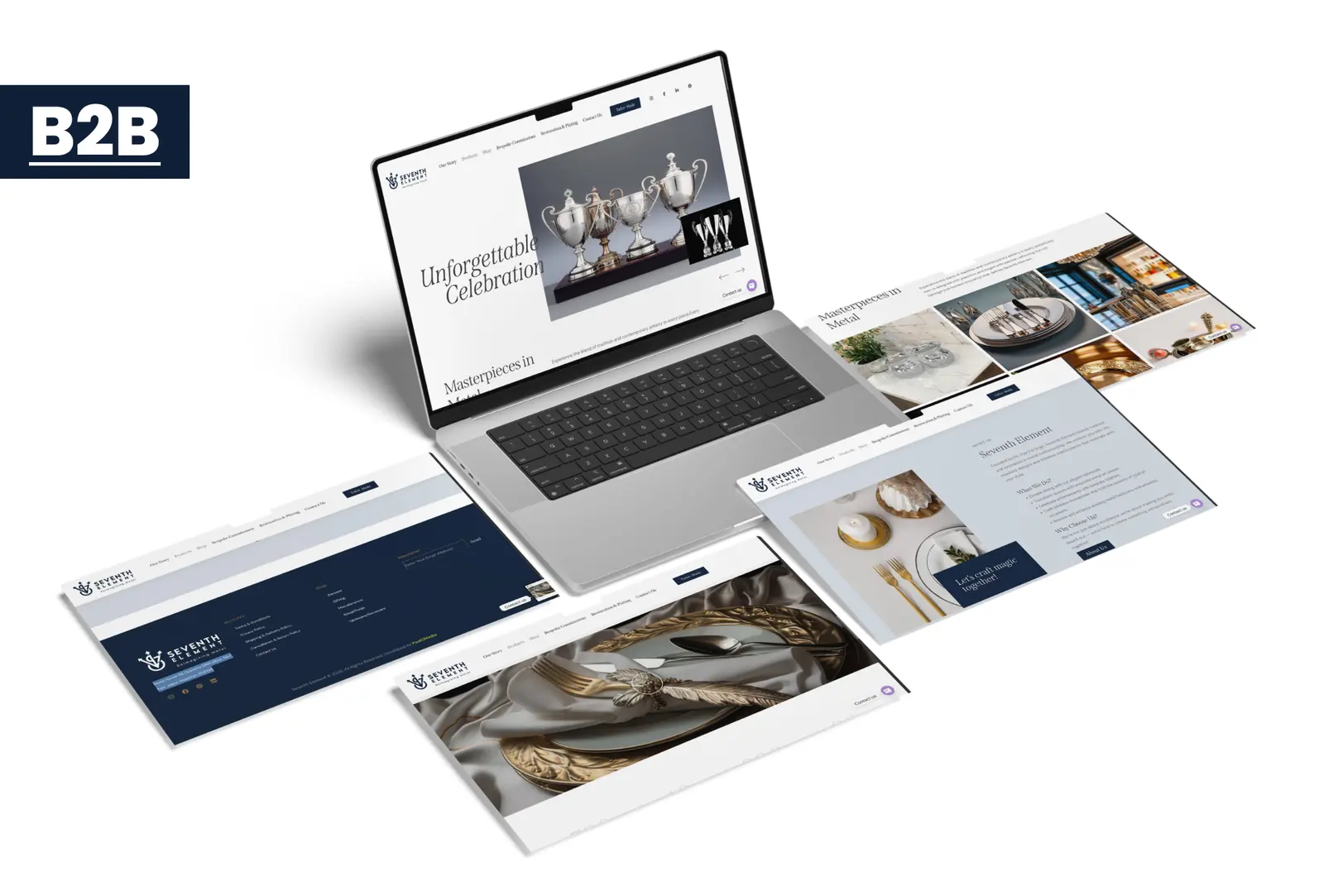 Seventh Element website design 1