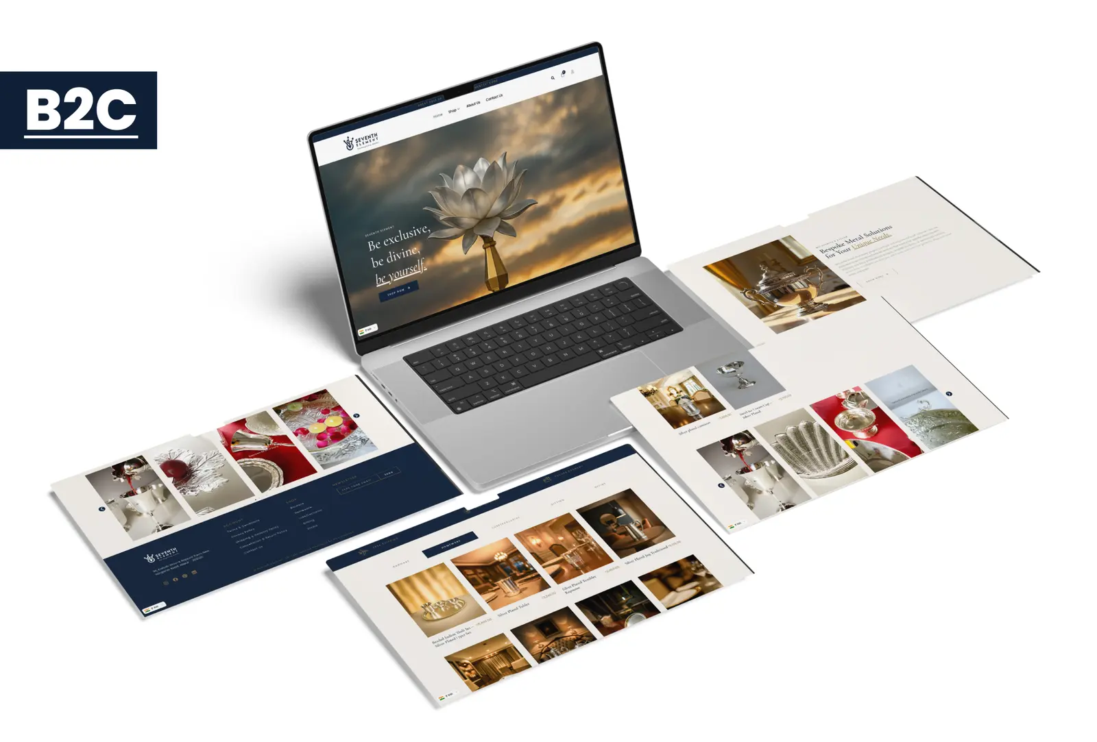 Seventh Element website design 2